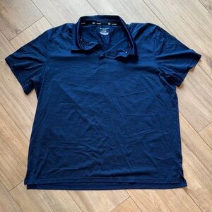 TEK GEAR DRY TEK Short Sleeve Polo Style Collar T Shirt Top